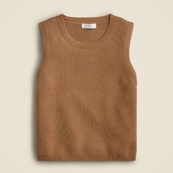 NWOT J. Crew Sweater Shell In TENCEL™ Lyocell Blend XS - Picture 3 of 9